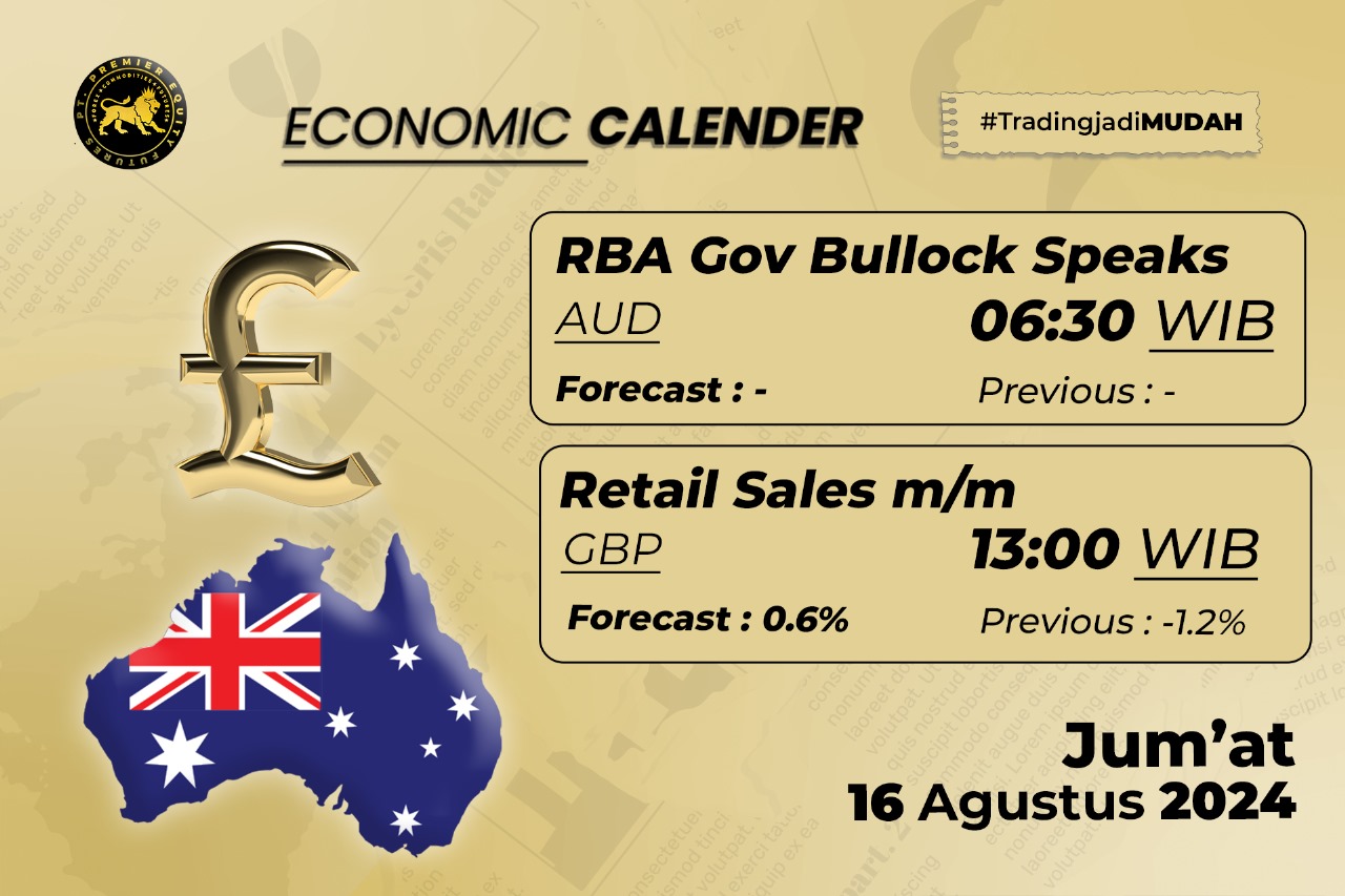 Economic Calendar Jumat 16 Agustus 2024
