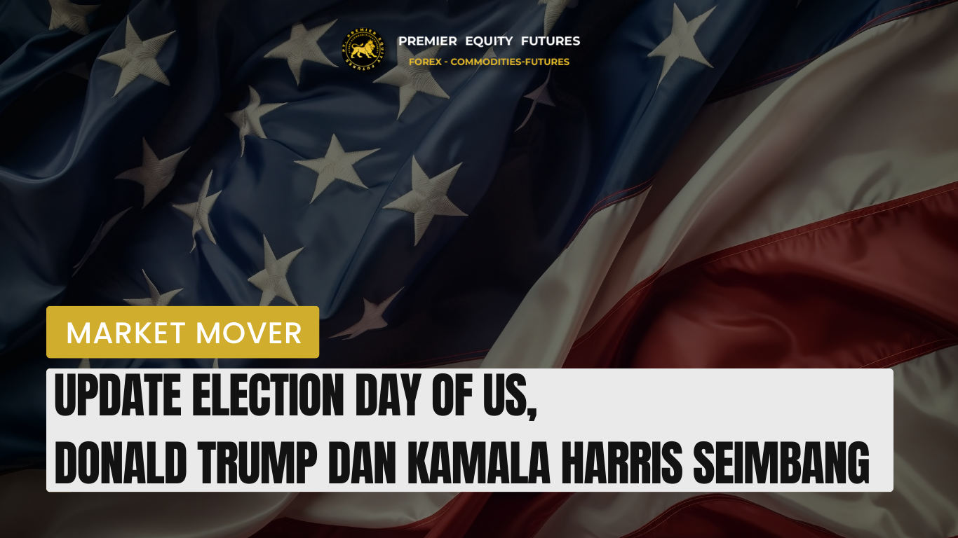 Update Election Day of US, Donald Trump dan Kamala Harris Seimbang
