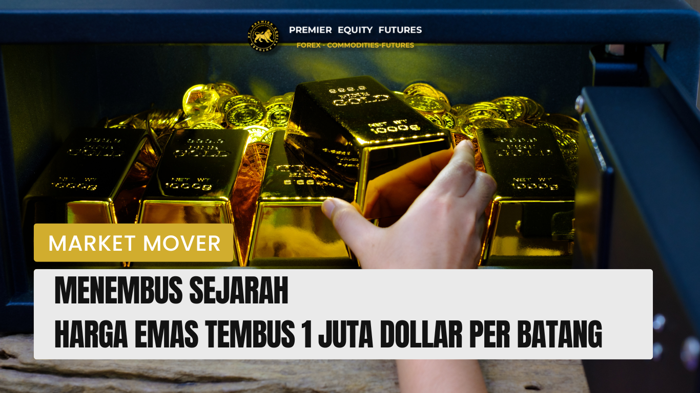 Harga Emas Tembus 1 Juta Dollar per Batangnya!