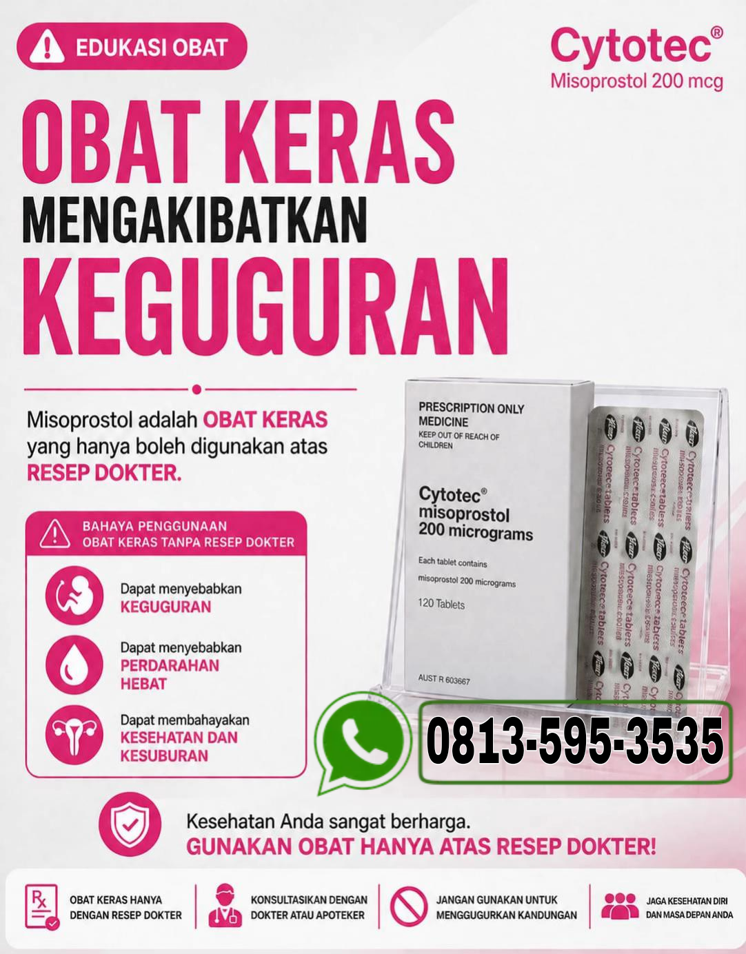 Jual Obat Aborsi Pagaralam (WA 0813-595-3535) Obat Cytotec Asli