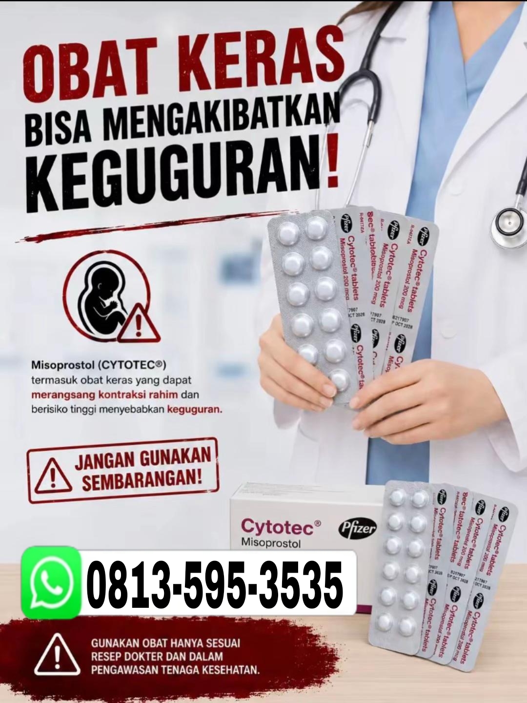 Jual Obat Aborsi Bogor (WA 0813-595-3535) Obat Cytotec Asli