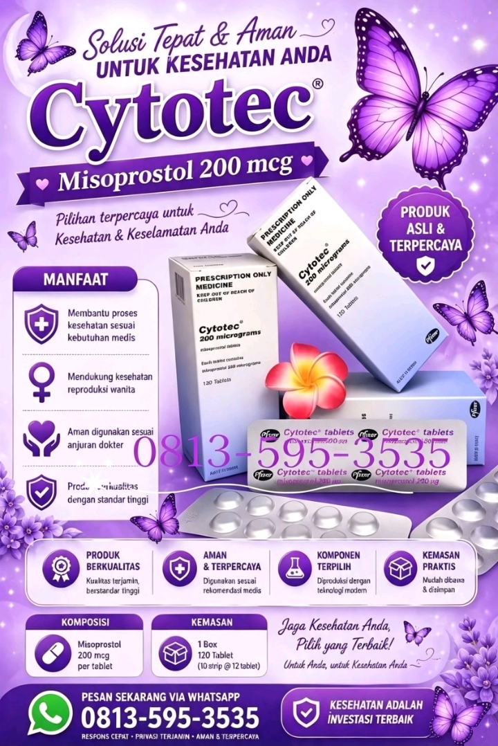 Jual Obat Aborsi Jepang (WA 0813-595-3535) Obat Cytotec Asli