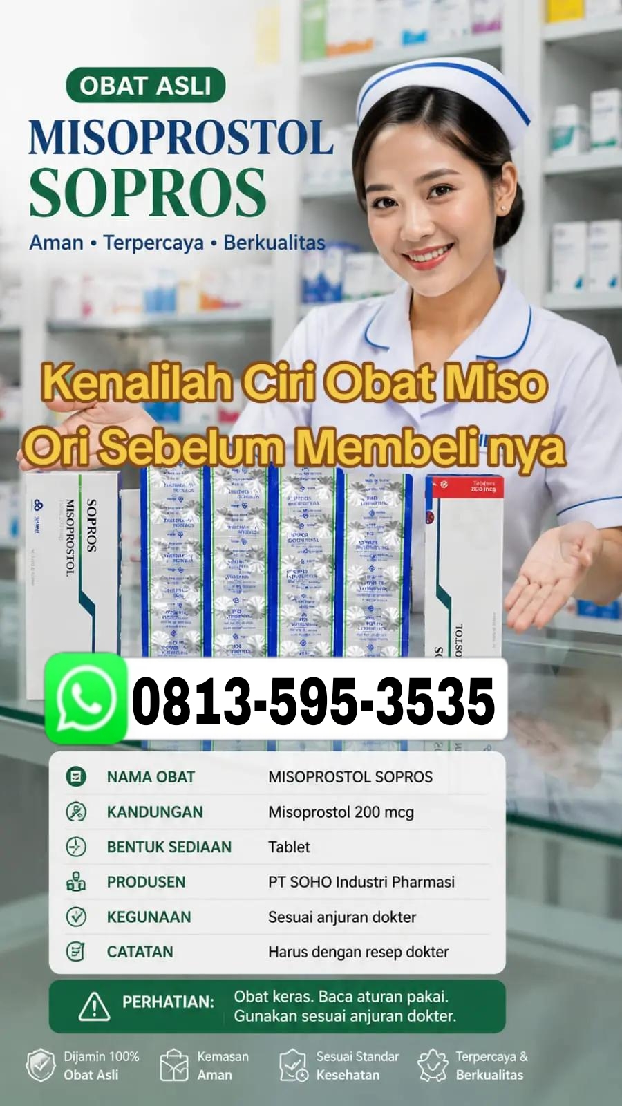 Jual Obat Aborsi Cirebon (WA 0813-595-3535) Obat Cytotec Asli