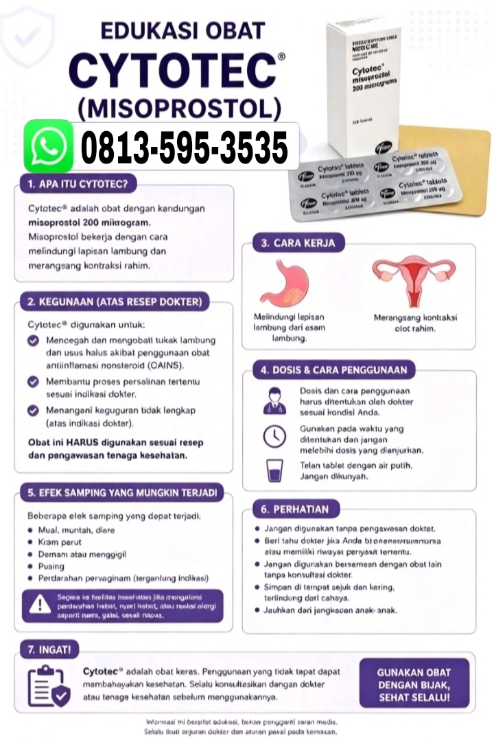 Jual Obat Aborsi Prabumulih (WA 0813-595-3535) Obat Cytotec Asli