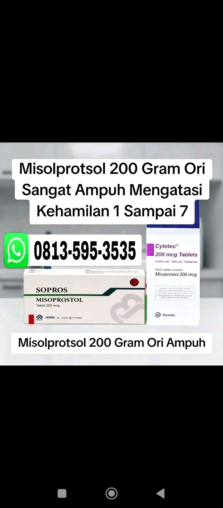 Jual Obat Aborsi Meulaboh (WA 0813-595-3535) Obat Cytotec Asli