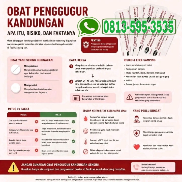 Jual Obat Aborsi Semarang (WA 0813-595-3535) Obat Cytotec Asli