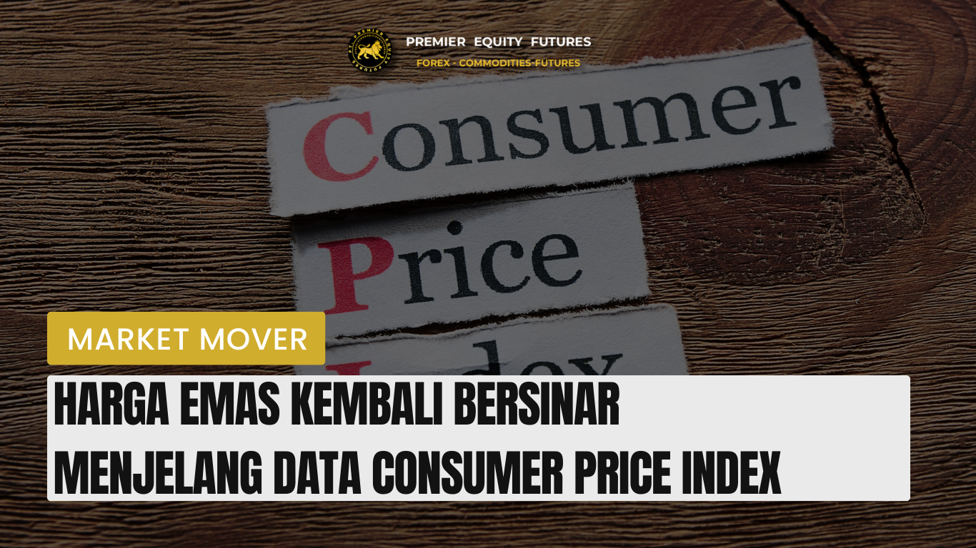 Harga Emas Kembali Bersinar Menjelang Data Consumer Price Index