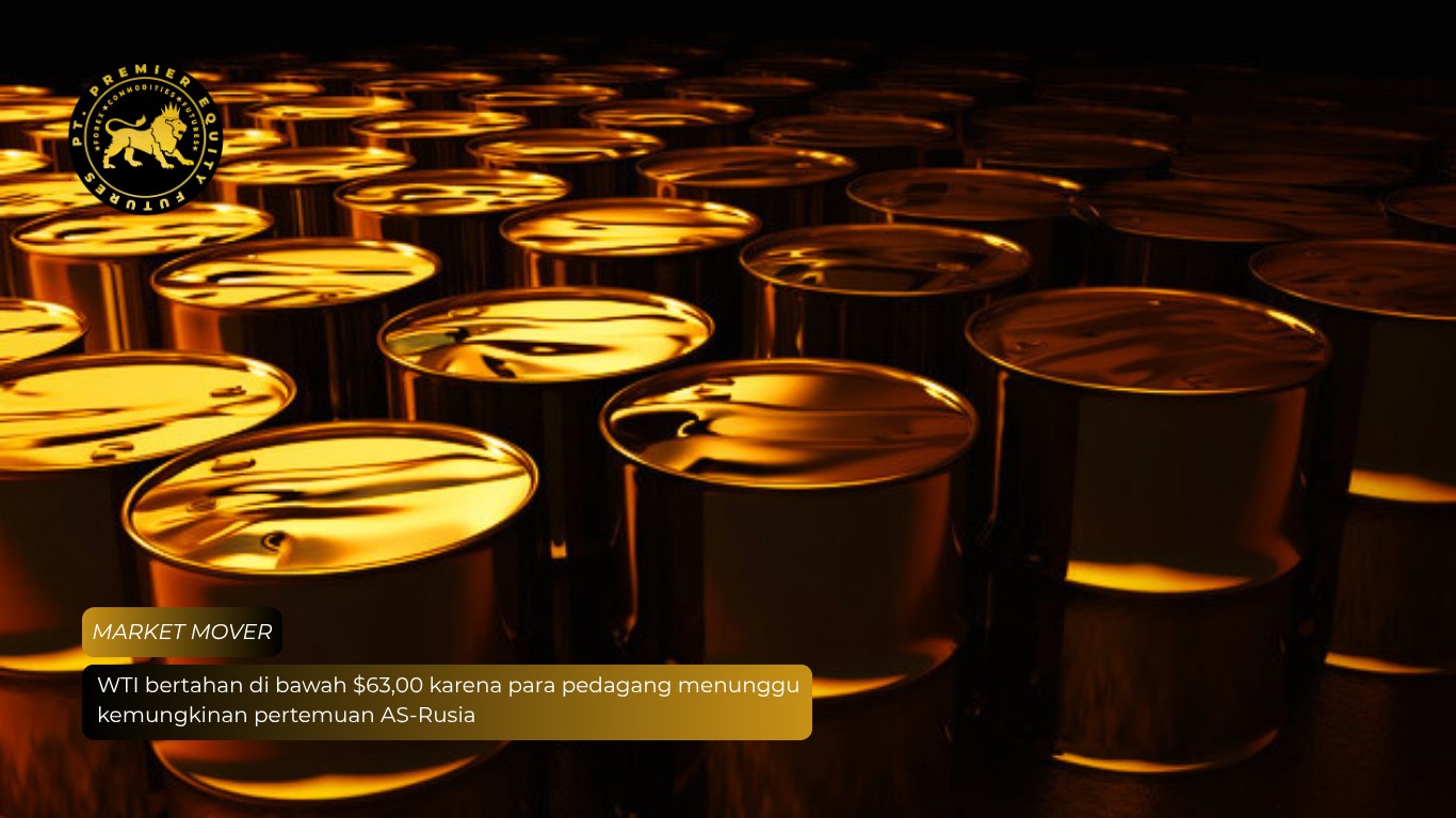WTI bertahan di bawah $63,00 karena para pedagang menunggu kemungkinan pertemuan AS-Rusia