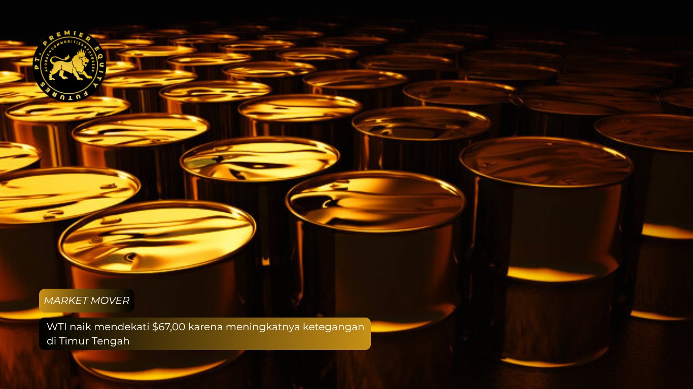 WTI naik mendekati $67,00 karena meningkatnya ketegangan di Timur Tengah