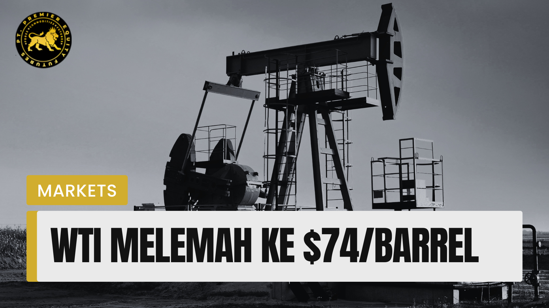Harga WTI Meredup ke $74 per Barrel, Indikasi Ketegangan di Timur Tengah?